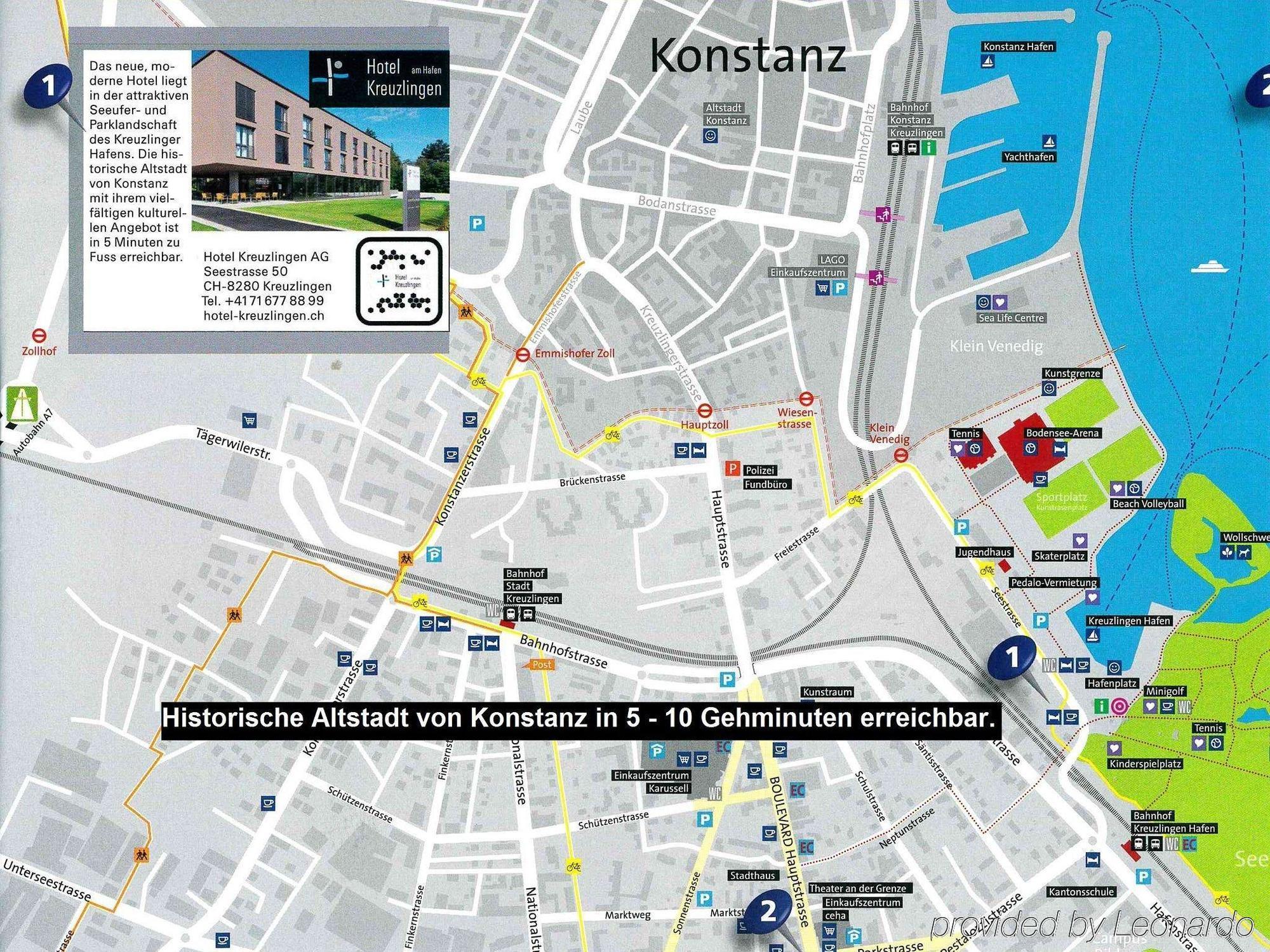 Hotel Kreuzlingen Am Hafen Kültér fotó